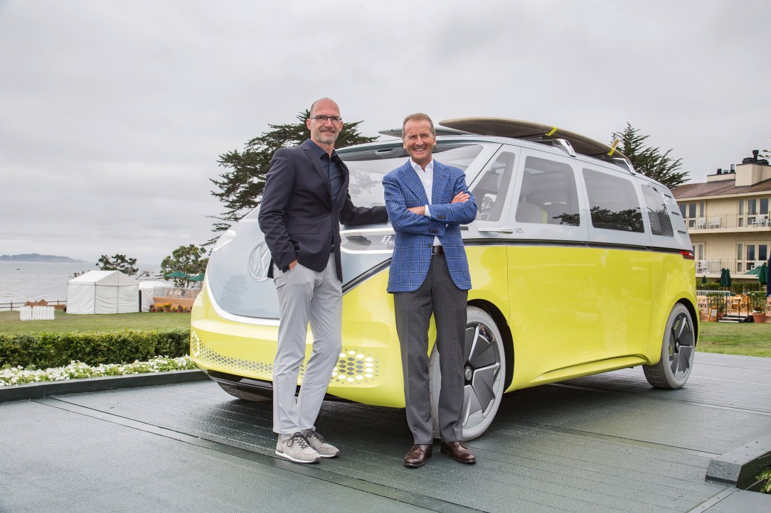 Volkswagen Pressekonferenz anlässlich des Concours d'Elegance in Pebble Beach, Kalifonien, am 19. August 2017 - Die Volkswagen Studie I.D. BUZZ geht in Serie