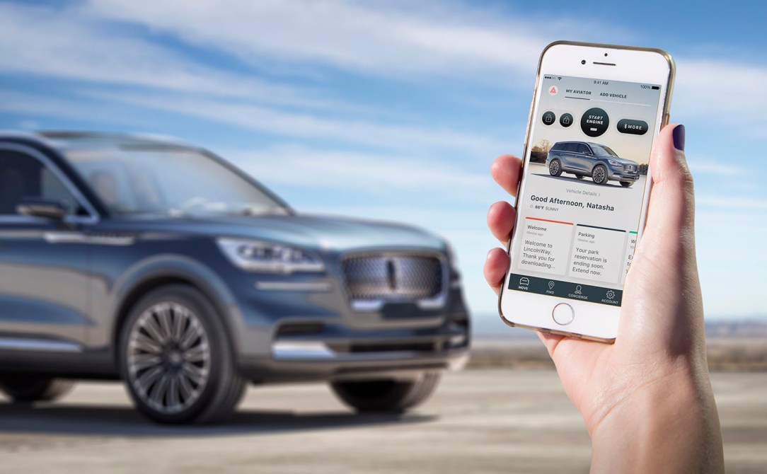 Lincoln Aviator Phone as a Key