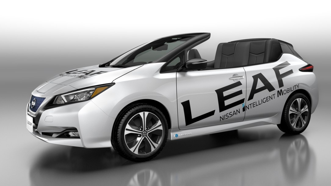 Nissan presenta una versión descapotable del nuevo Nissan LEAF