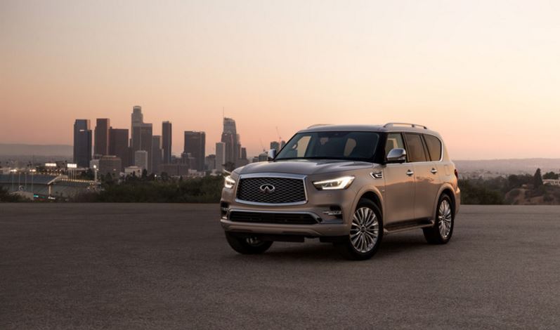 INFINTI QX80 fue nombrado el mejor SUV premium en 2018 por la re