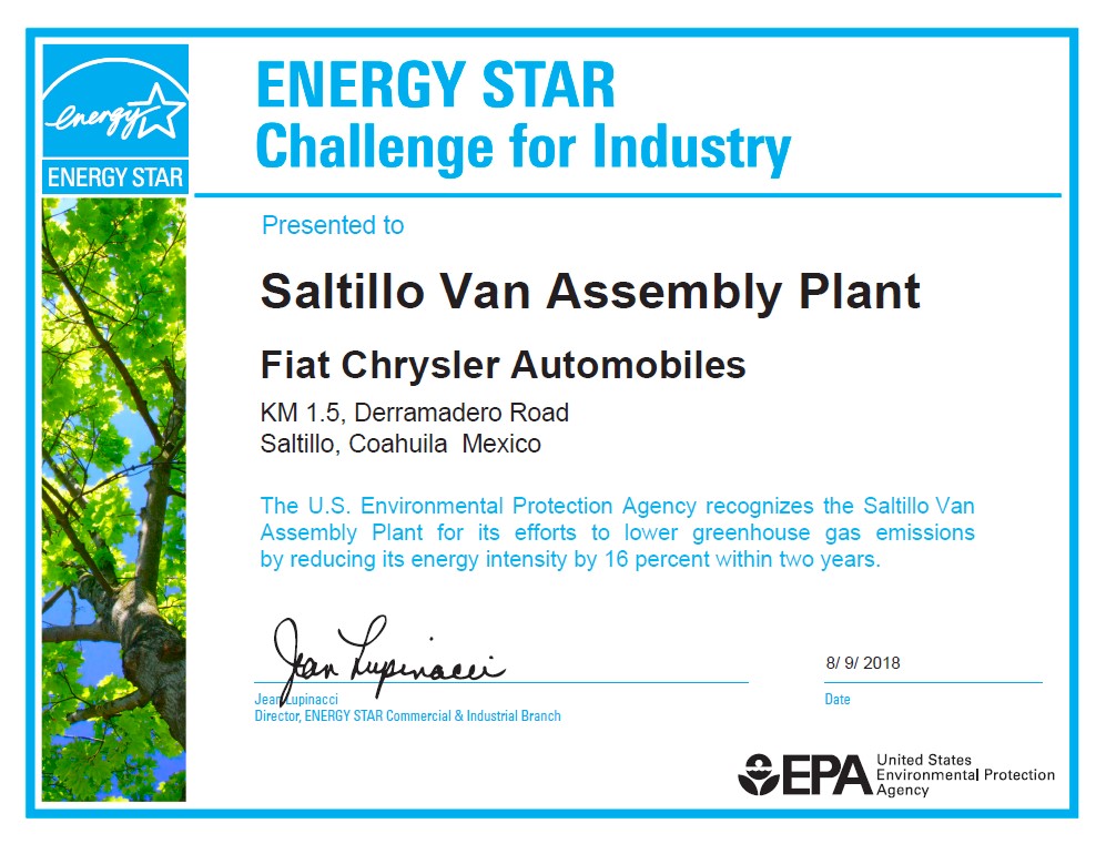 Certificado Energy Star