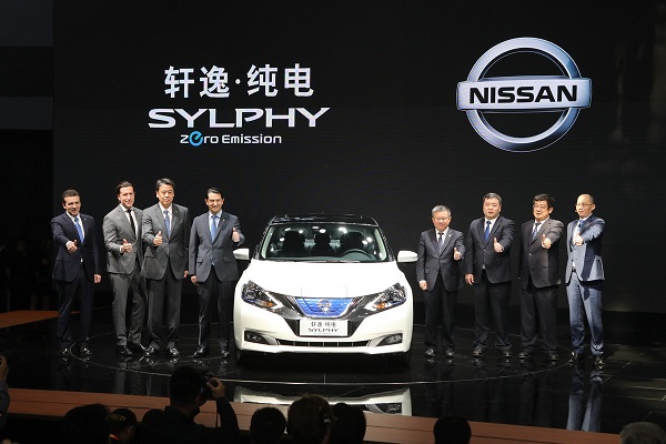 Nissan Sylphy Cero Emisiones debuta en el evento Auto China 2018