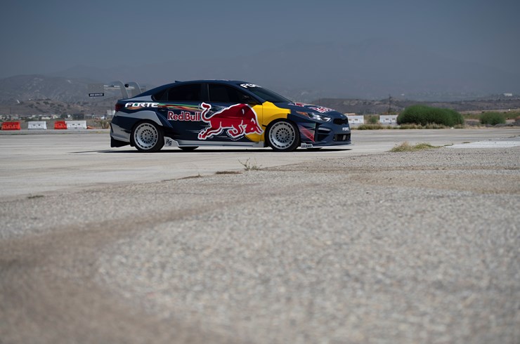 Kia Forte Red Bull Drift Car