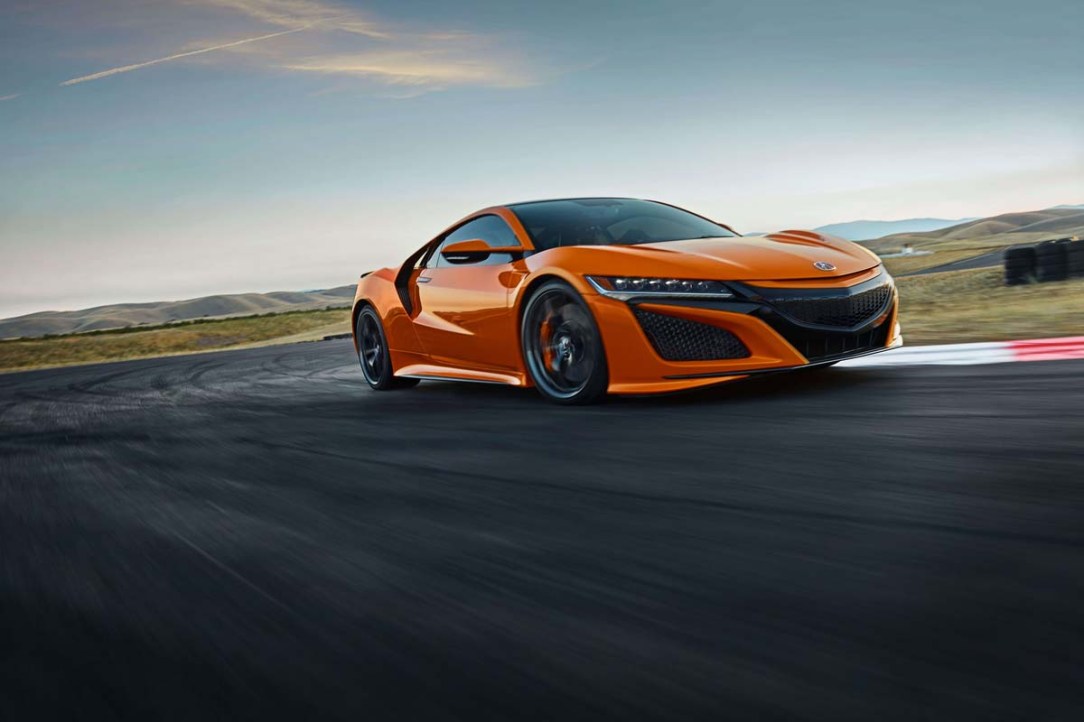 2019 Acura NSX in Thermal Orange Pearl