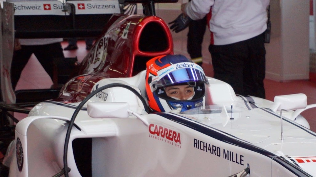 AR Sauber_Tatiana Calderon_Fiorano2