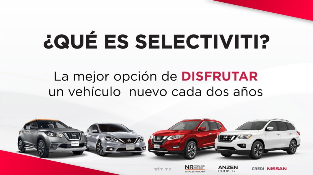 Nissan y NR Finance lanzan plan Selectiviti, la manera más senc