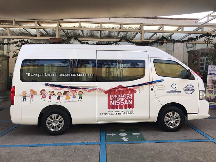 Fundación Nissan Mexicana dona una URVAN NV350 a la Asociación