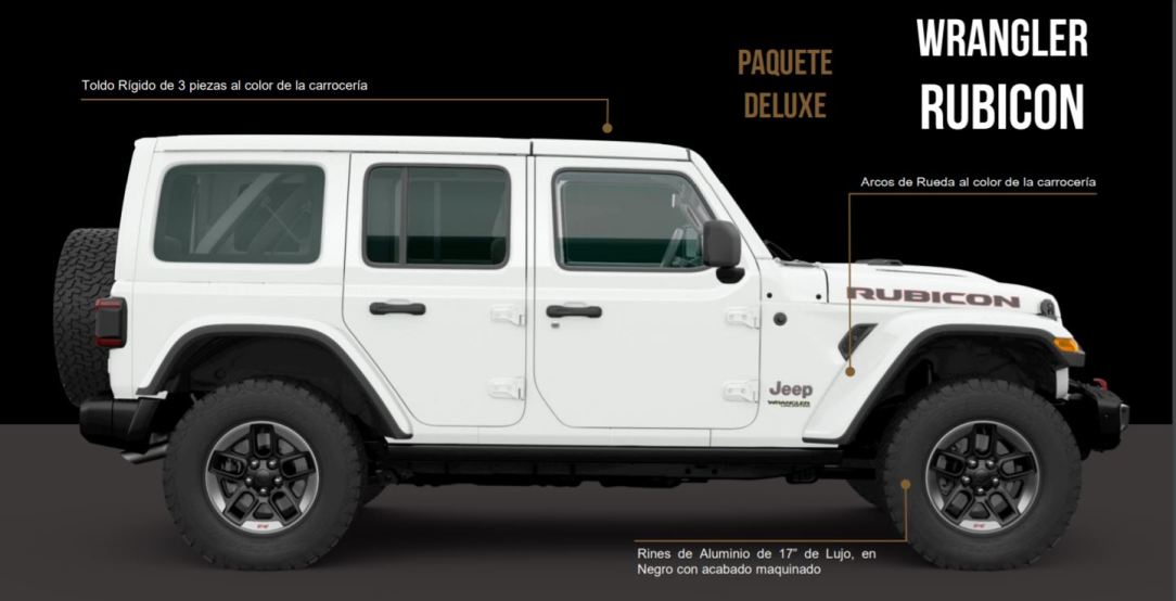 Jeep® Wrangler Unlimited Rubicon Edición Deluxe 2020-PAQUETE DELUXE_Exterior