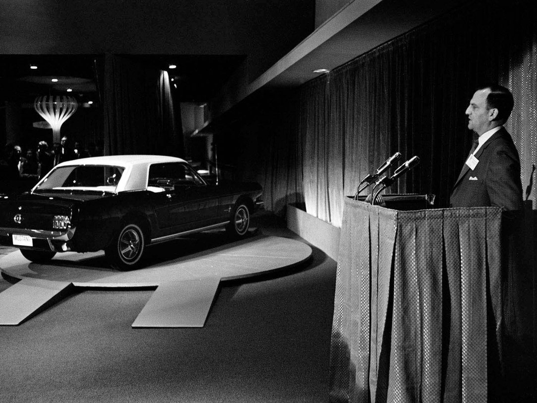 1964 Worlds Fair Ford Mustang introduction